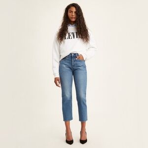 Levi's Wedgie Straight Jeans in Jive Sound, Size 25